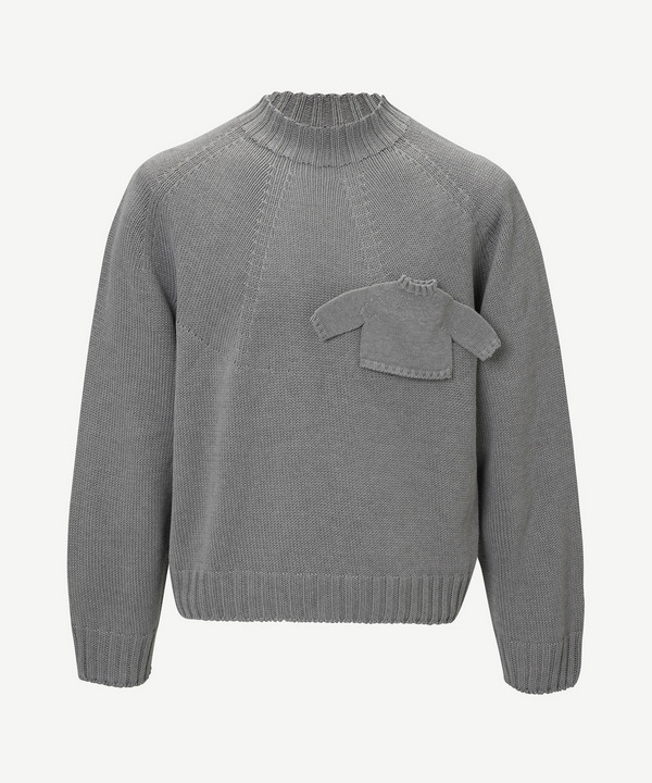 MINIATURE POCKET KNIT 詳細画像 GRAY 1