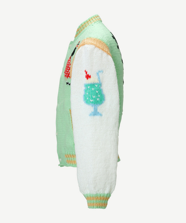 KNIT SOUVENIR JACKET 詳細画像 GREEN 2