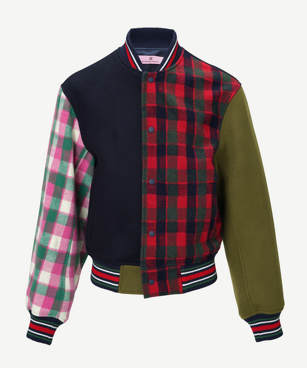 CHECK PANEL STADIUM JUMPER 詳細画像 PINK 4