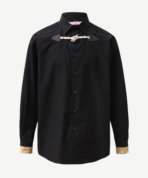 FLOWER TOGGLE PANEL CUFF SHIRTS 詳細画像 WHITE 8
