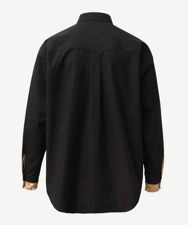 FLOWER TOGGLE PANEL CUFF SHIRTS 詳細画像 BLACK 3