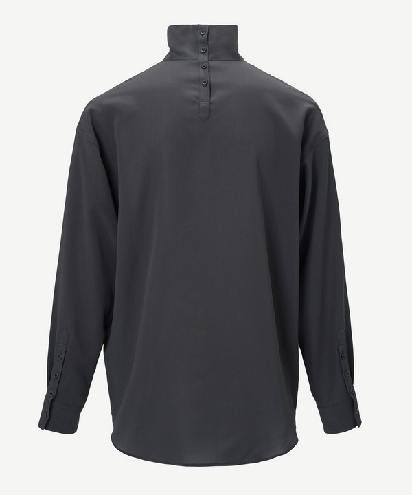 HIGH NECK SHIRT 詳細画像 BROWN 6
