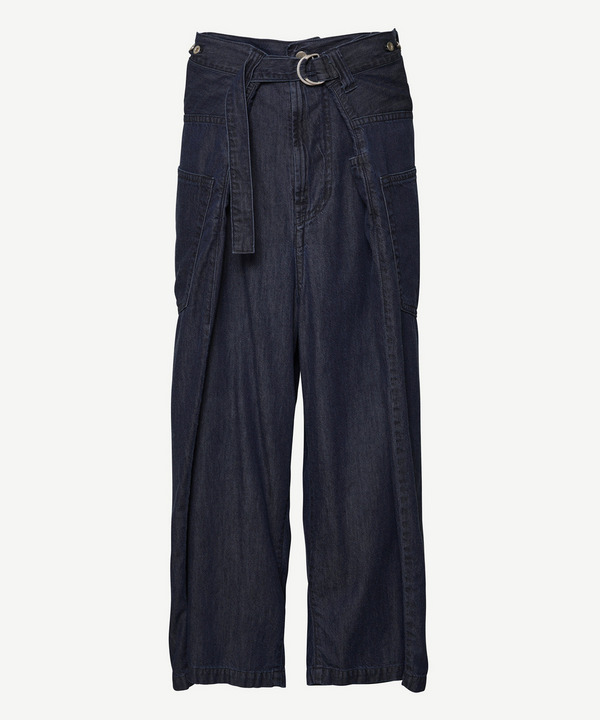 WRAP LIGHT DENIM PANTS 詳細画像 L.INDIGO 5