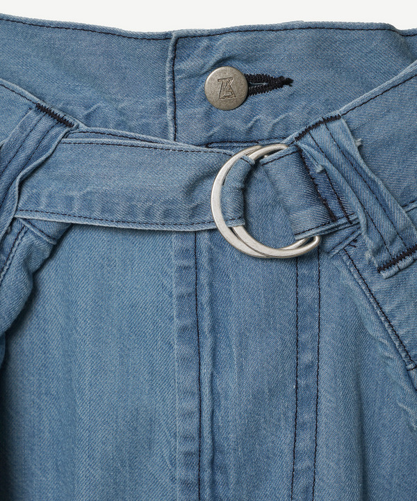 WRAP LIGHT DENIM PANTS 詳細画像 INDIGO 5