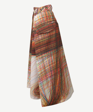 ANREALAGE&times;HERALBONY WRAP FLARE SKIRT 詳細画像