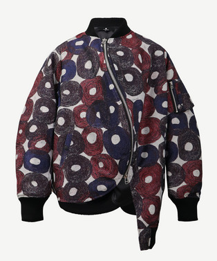 ANREALAGE×HERALBONY JACQUARD BALL BLOUSON