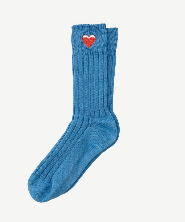 ICONIC HEART RIB SOCKS 詳細画像 YELLOW 4
