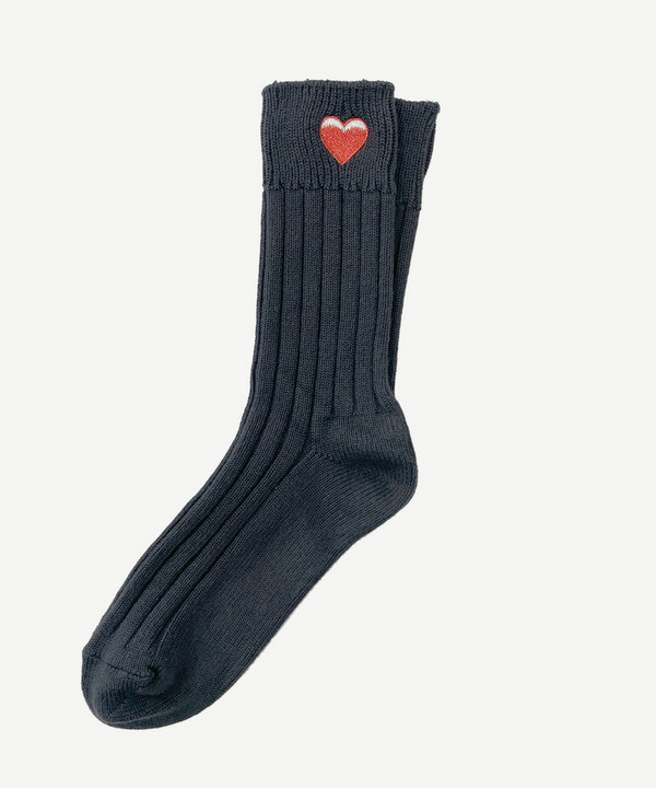 ICONIC HEART RIB SOCKS 詳細画像 YELLOW 5