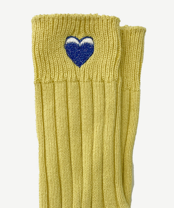 ICONIC HEART RIB SOCKS 詳細画像 PINK 8