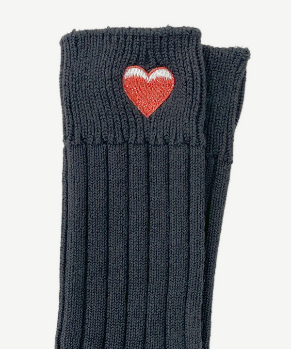 ICONIC HEART RIB SOCKS 詳細画像 BLUE 7