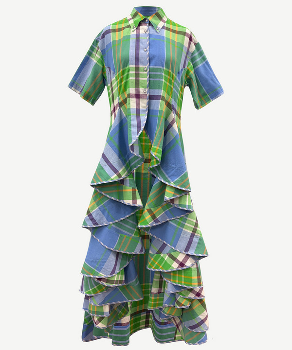RUFFLED SHIRT DRESS 詳細画像 SAXE 5