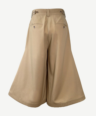 HOMME WIDE FLARED HALF PANTS 詳細画像