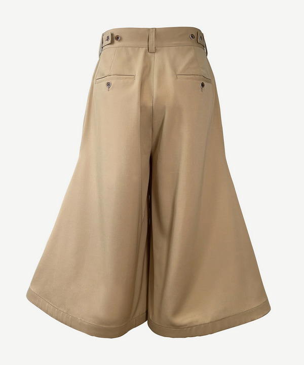 HOMME WIDE FLARED HALF PANTS 詳細画像 BEIGE 4