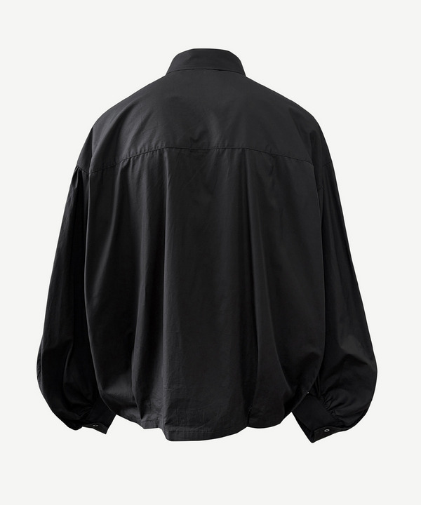 HOMME VOLUME POWER SLEEVE CROPPED SHIRT 詳細画像 SAXE 4