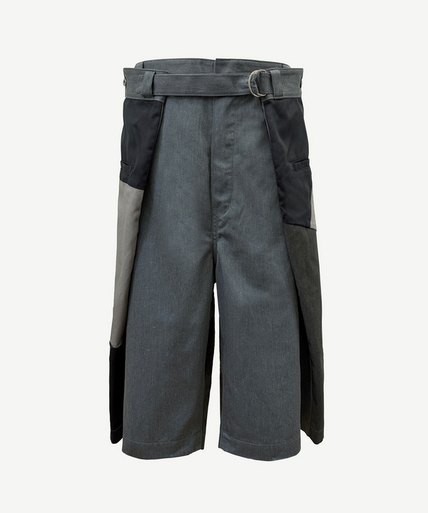 WRAP PATCHWORK CHINO SHORTS 詳細画像 GRAY 1
