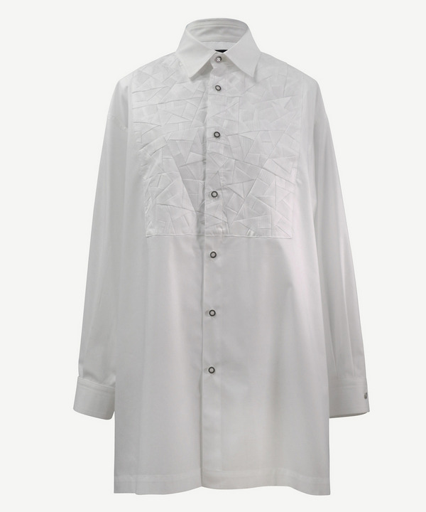 PATCHWORK PART LONG SHIRTS 詳細画像 L.BLUE 3
