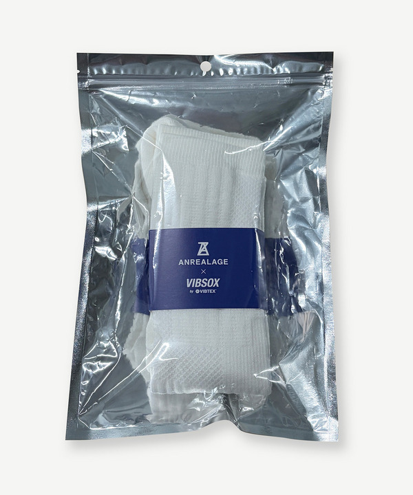 PATCHWORK JACQUARD LONG SOCKS 詳細画像 WHITE 11