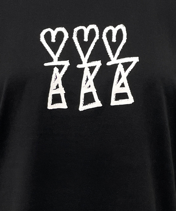 ANREALAGE&times;HERALBONY T-SHIRT  詳細画像 BLACK 4